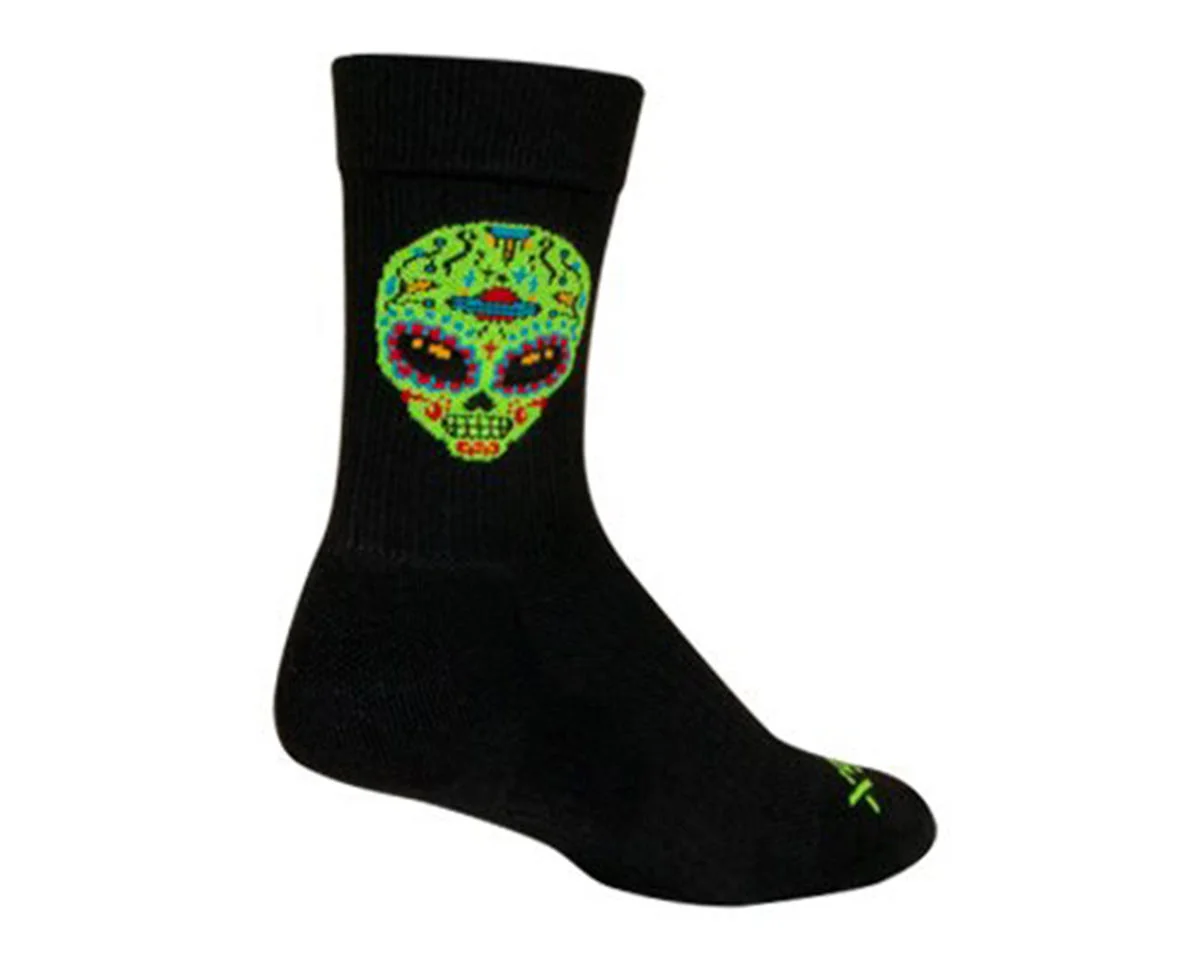 Sockguy 7" Socks (Alien Sugar Skull) (S/M)